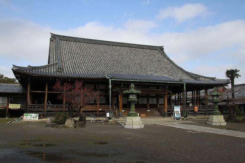 長浜の町なかにある大通寺の大きな本堂